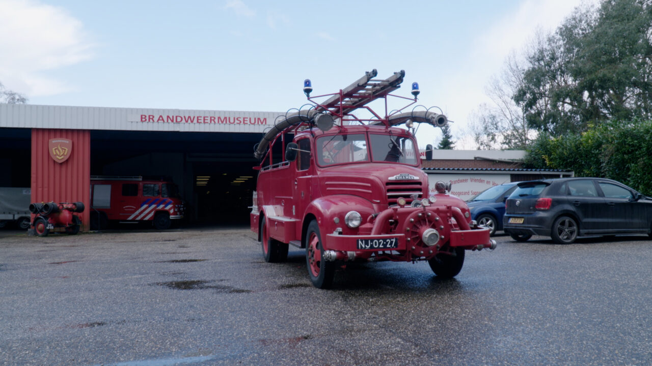 Nieuw voertuig voor brandweermuseum