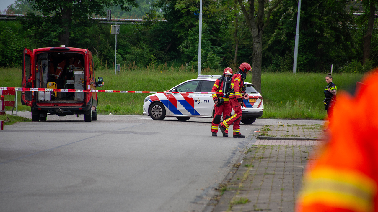 Bedrijven ontruimd na gaslek in Kolham