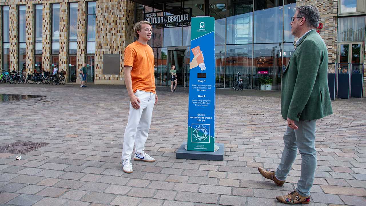 Zonnebrandpalen geplaatst in Midden-Groningen