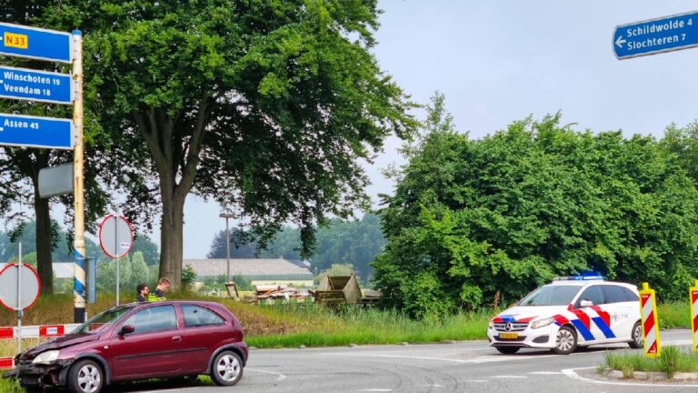 kruising N33 schildwolde slochteren TV