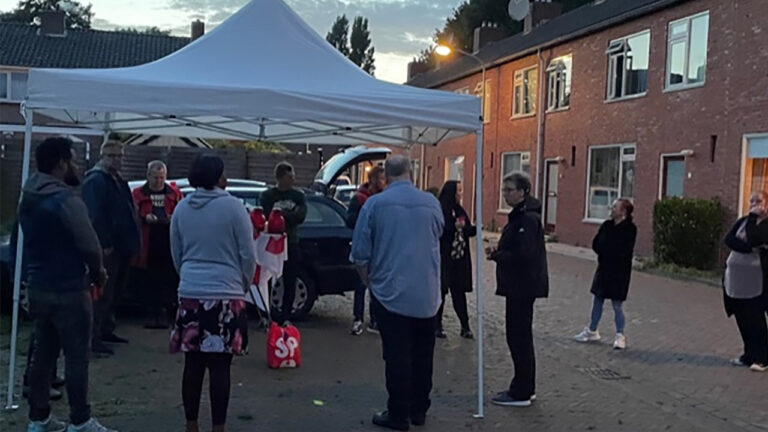 Aardbevingsschade Ranonkestraat in Sappermeer