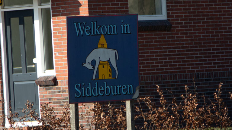 welkom bord Siddeburen