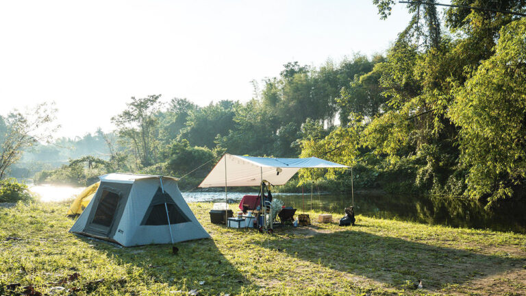 camping stockfoto