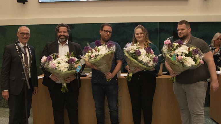 de nieuwe raadsleden