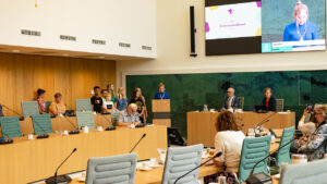Kinderraad oefening presentatie kinderraadsakkoord 6 juli 2023