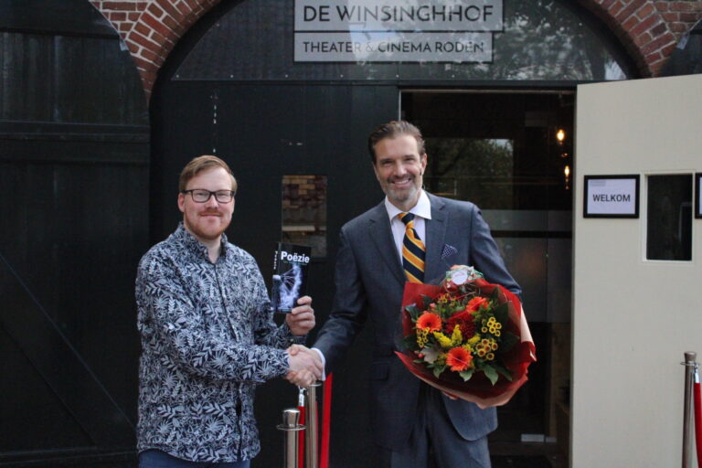 Gerard Rozeboom met acteur Bas Muijs (bekend van GTST)