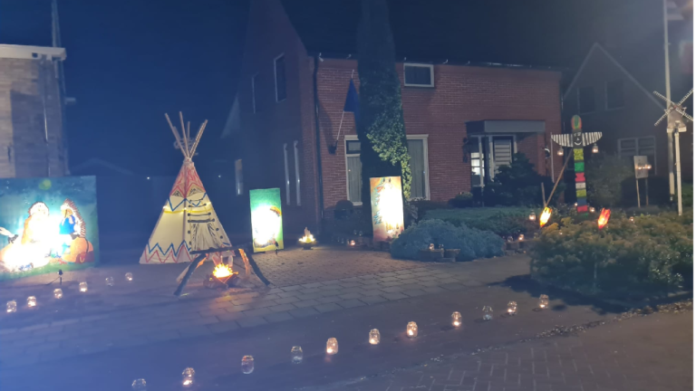 lichtjesavond in Siddeburen 1 TV