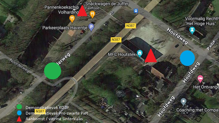 Actie Zwarte piet Slochteren nov 23