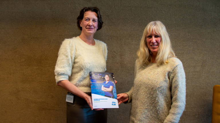 Annemiek Hoesen met FNV