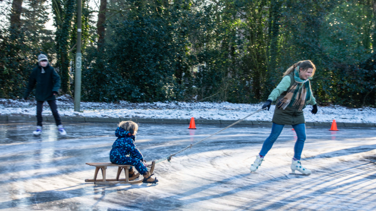 Schaatsen in Kiel-winneweer