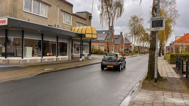 Snelheidsbord Oudeweg Siddeburen