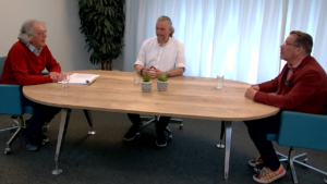 Wethouder Offereins en raadslid Vader in politiek in Midden-Groningen