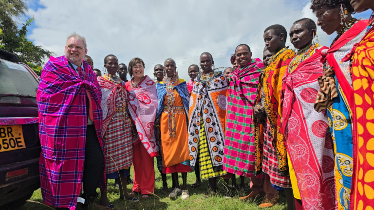 Klaas en Nelly Boer in Afrika