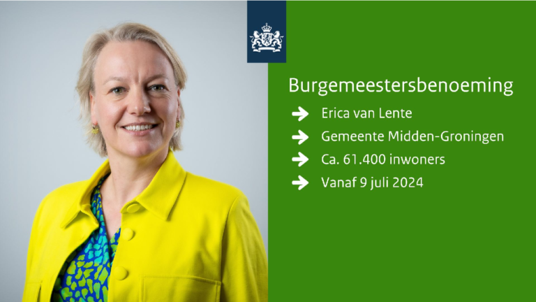 erica van lente is burgemeester TV