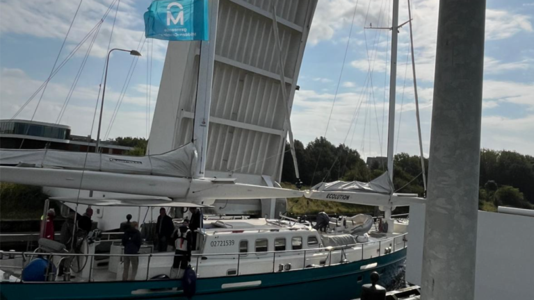 Ecolution, het zeilschip ontworpen door wijlen astronaut Wubbo Ockels