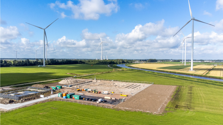 Netstation Avermieden in aanbouw