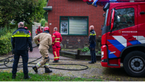 woningbrand aan Noordbroeksterstraat in Sappemeer