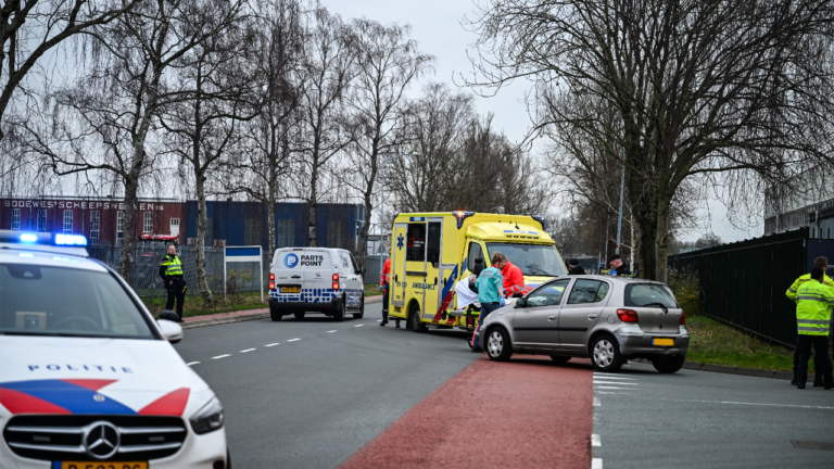 Fietser gewond na aanrijding in Hoogezand