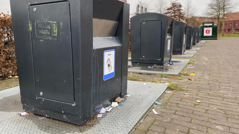 Ondergrondse afvalcontainers Gemeentehuis Hoogezand