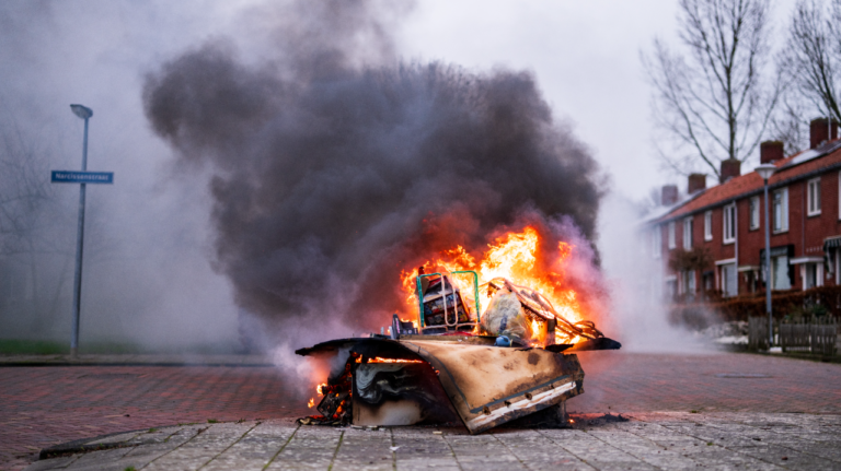 Buitenbrand Goudsbloemstraat Sappemeer