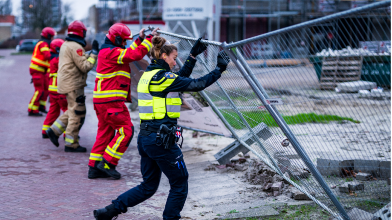 Buitenbrand aan Andromeda in Hoogezand