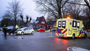 Twee gewonden bij ongeval op Vosholen in Sappemeer