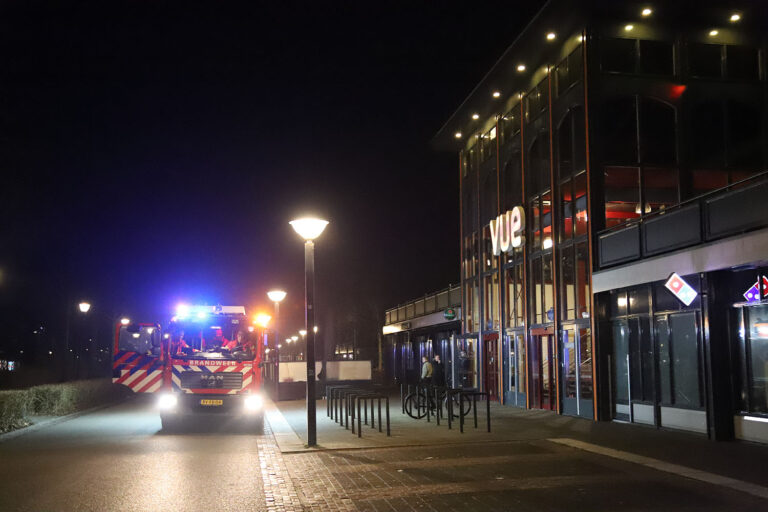 Brandlucht in bioscoop in Hoogezand