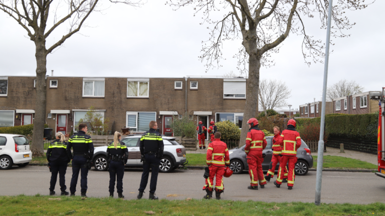 Gaslek aan de Zuiderkroon in Hoogezand
