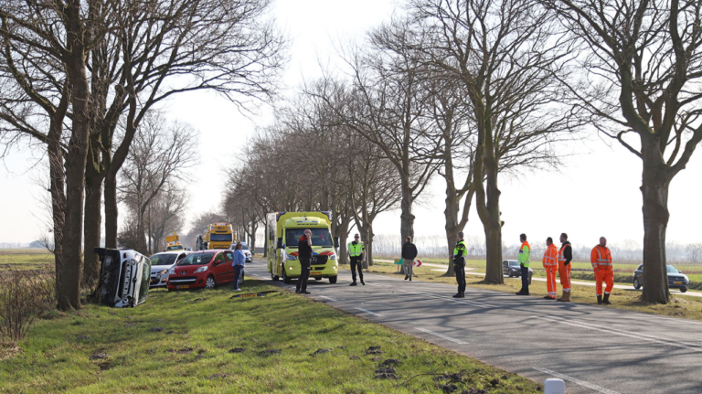 Ongeluk op de Kielsterachterweg ter hoogte van Kiel Windeweer