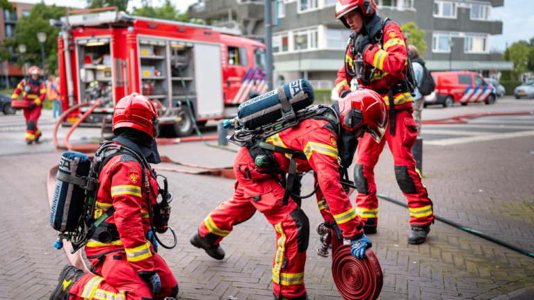 Oefening brandweer