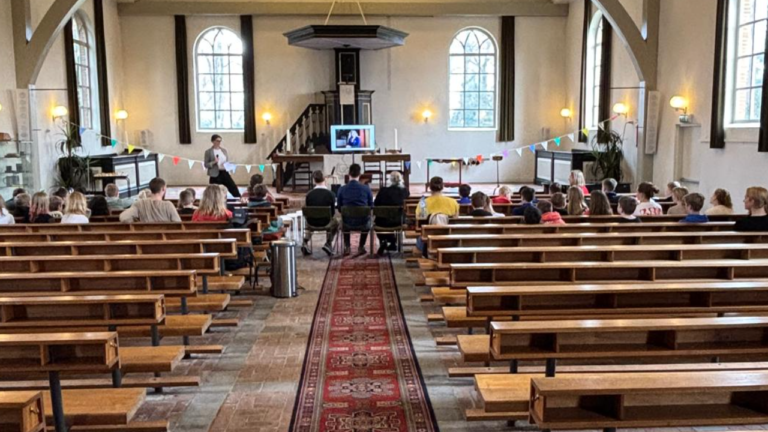 Beeld project 'Weet wat je zegt' van Schoolkerk