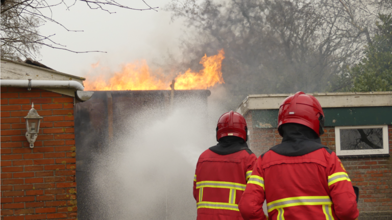 Brand in container in Slochteren