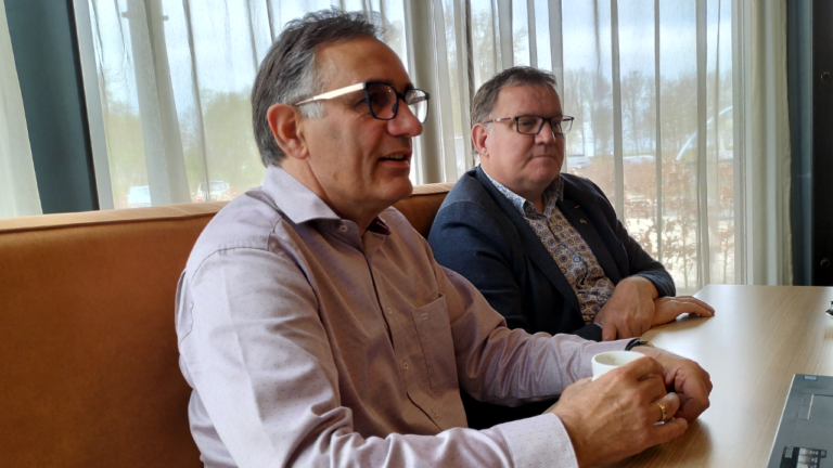 Wethouder Mellies bij De Ruyten