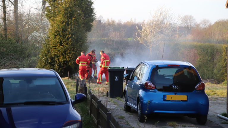 Brand bij woning aan de Burgemeester van Roijenstraat Oost in Hoogezand