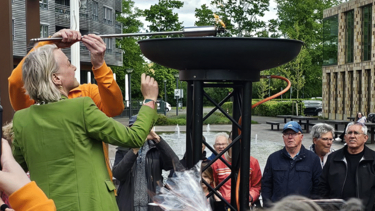 Bevrijdingsvuur ontstoken