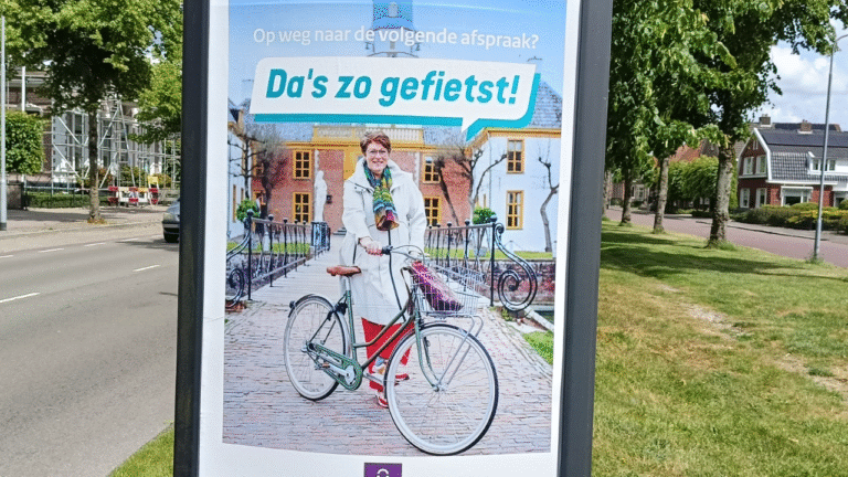 Campagne Kot stuk zo gefietst