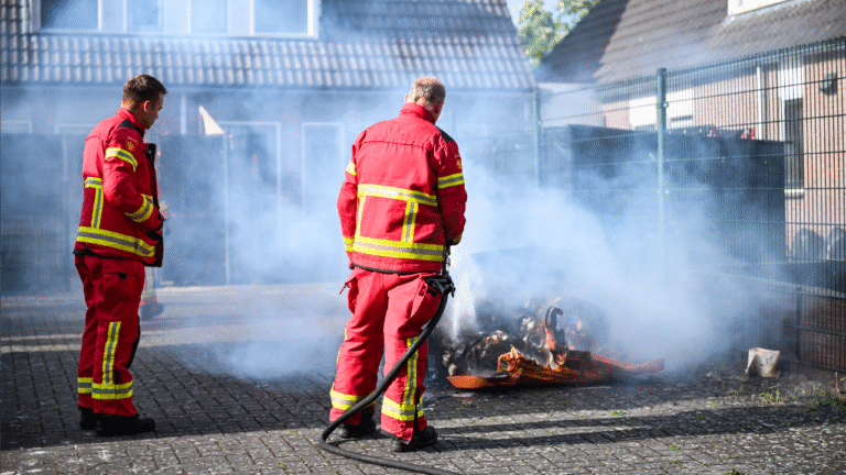 Containerbrand, Rembrandtlaan Hoogezand