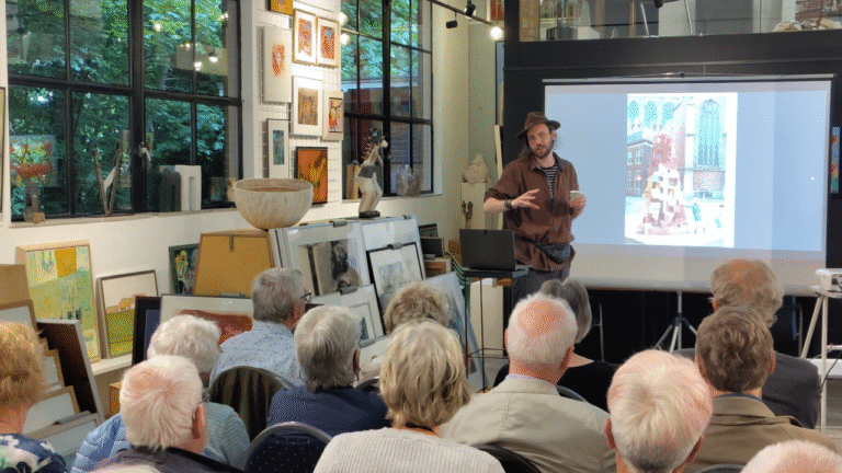 Presentatie Jimi Kleinbruinink in , artotheek in Slochteren