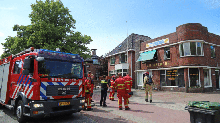 Dakbrand, Noorderstraat in Sappemeer