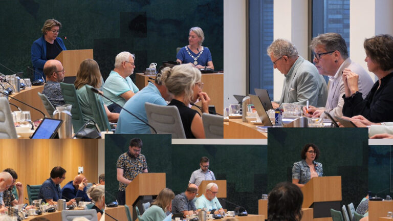 Jaarrekening 2024 (3 juli 2025) - Collage Raadsleden