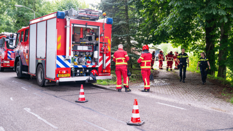 Woningbrand aan de Sappemeersterweg in Noordbroek
