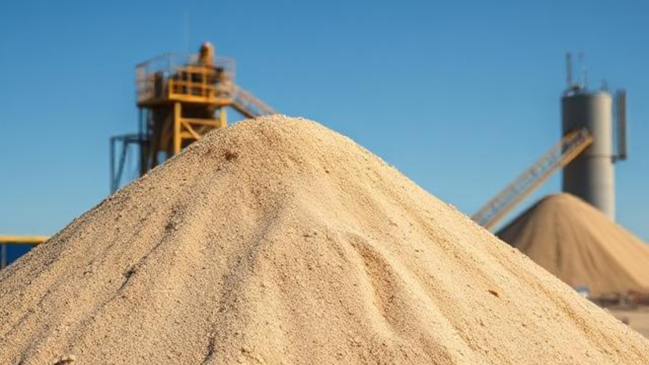 Zand productie (AI gegenereerd)