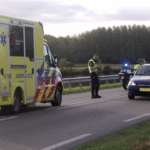 Botsing tussen motoren in Westerbroek