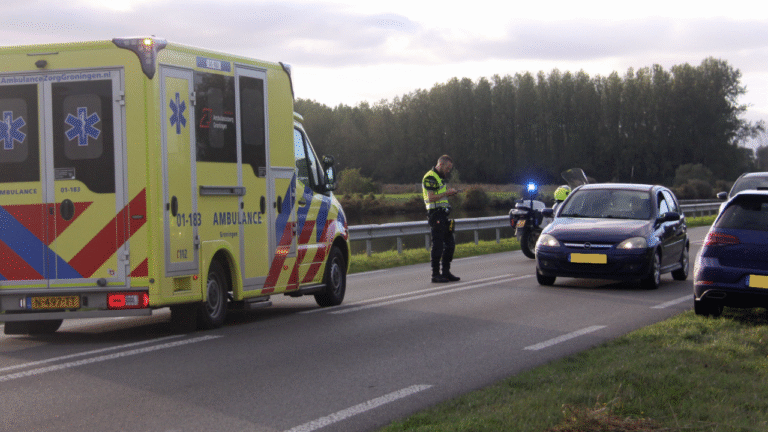 Verkeersongeval op de Rijksweg West in Westerbroek