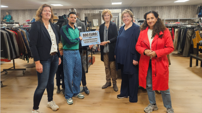 800 euro voor kledingbank Maxima