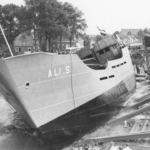Varen langs scheepswerven in Hoogezand
