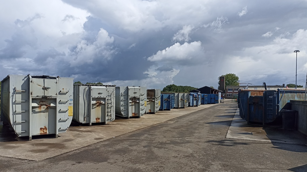 Afvalpunt Hoogezand (foto gemeente MG)