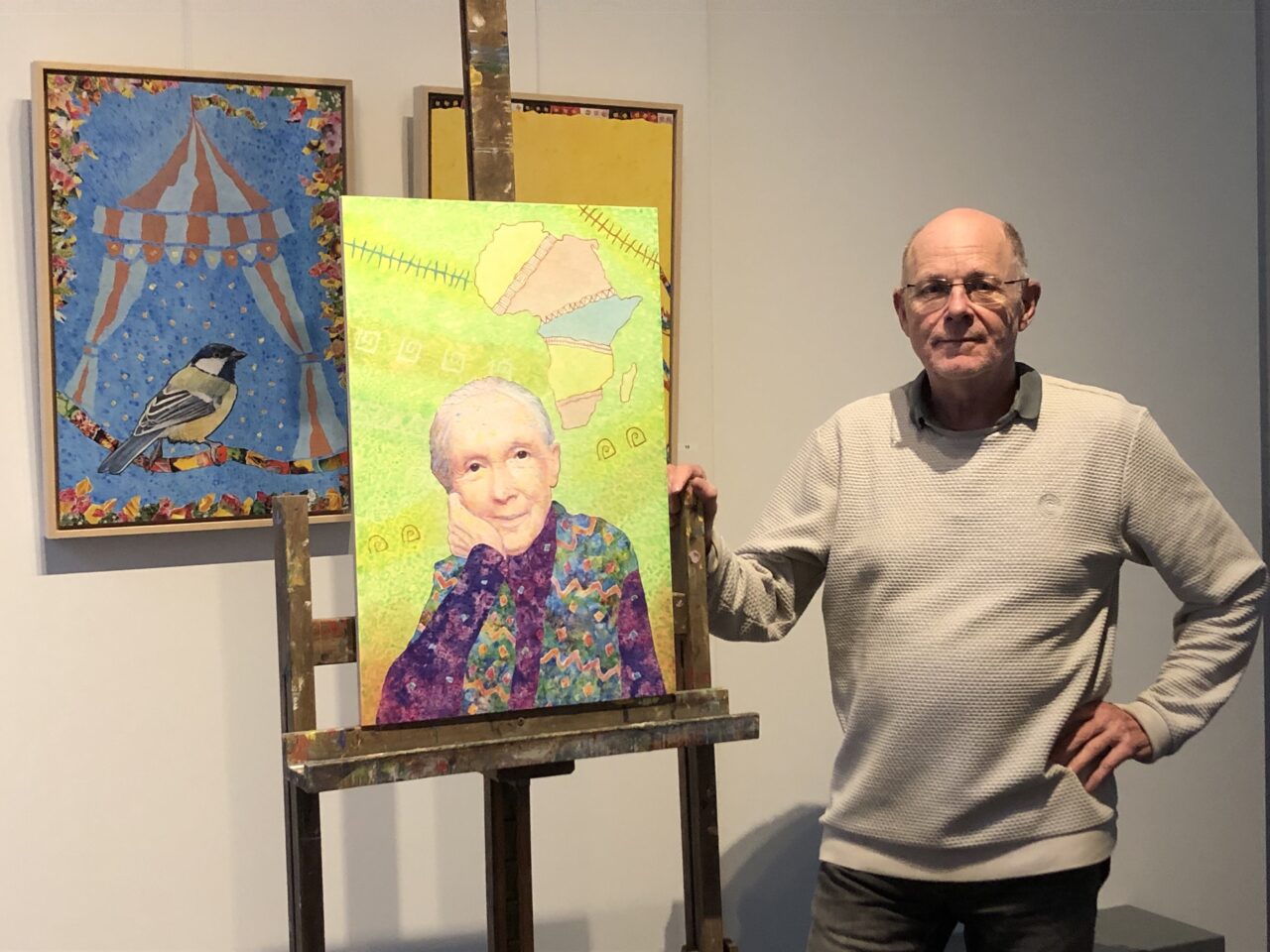 Portret van Jane Goodall in Slochteren