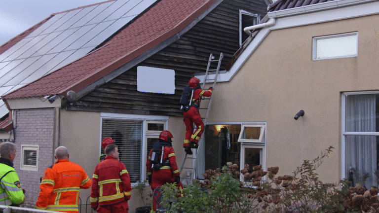 Droger van vlam in Foxhol