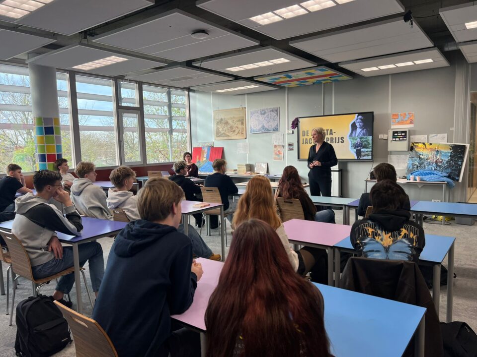 Erica van Lente op Aletta Jacobs College. Aletta Jacobs Prijs